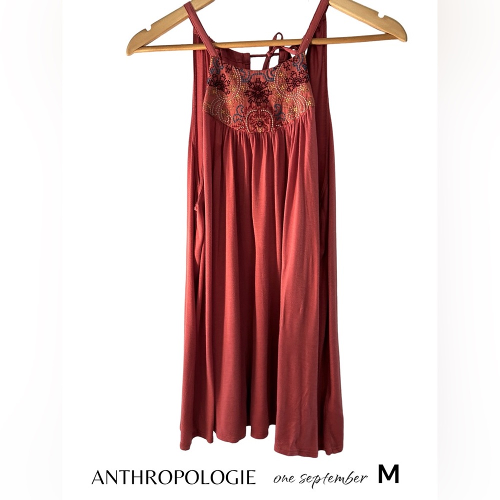 One September Anthropologie brand halter top size M - Picture 3 of 7